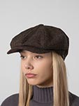 Кепка WIGENS арт. 102278 NEWSBOY RETRO CAP (коричневый)
